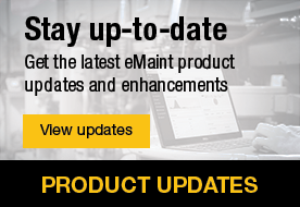 eMaint product updates