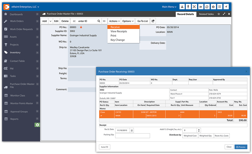 electronic purchase order system free