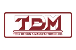 Logotipo de la empresa de diseño y fabricación Troy