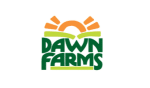 El logo de Dawn Farms