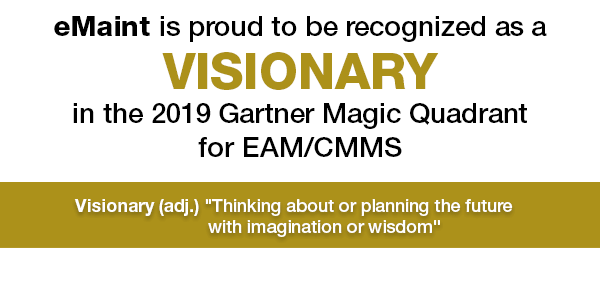 eMaint Visionary Gartner Magic Quadrant