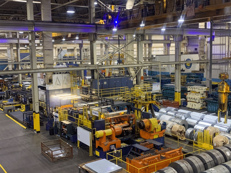 Martinrea image of warehouse floor