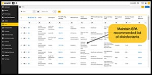 eMaint screenshot