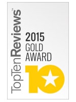 Top Ten Reviews Gold Award 2015