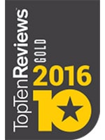 Top Ten Review Gold Award 2016