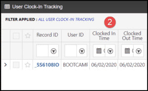 User Clock-in training