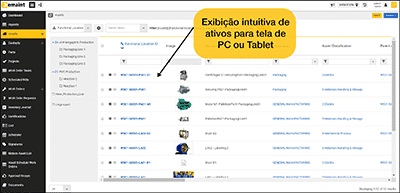 eMaint X5 asset management screenshot