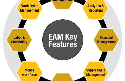 Infografik zu den wichtigsten EAM-Funktionen