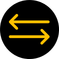 Work order communication directional arrows