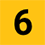 Yellow number 6 icon