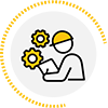 icon_regulatory-copmliance ícone do trabalhador