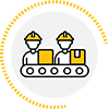 Supply chain icon