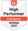 Gartner award for High Performer