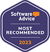 Software Advice Award - Empfehlenswerteste Software 2023