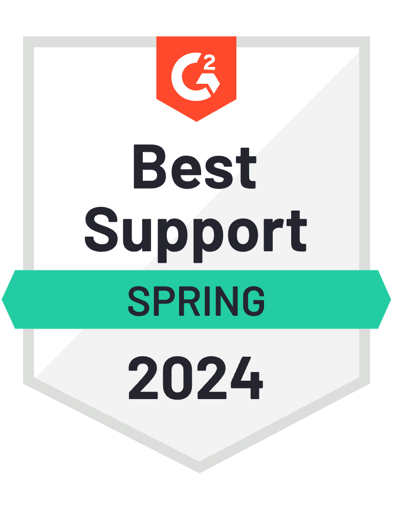 G2 Best Support Award 2024