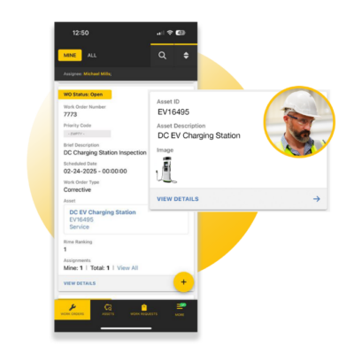 Work order software image