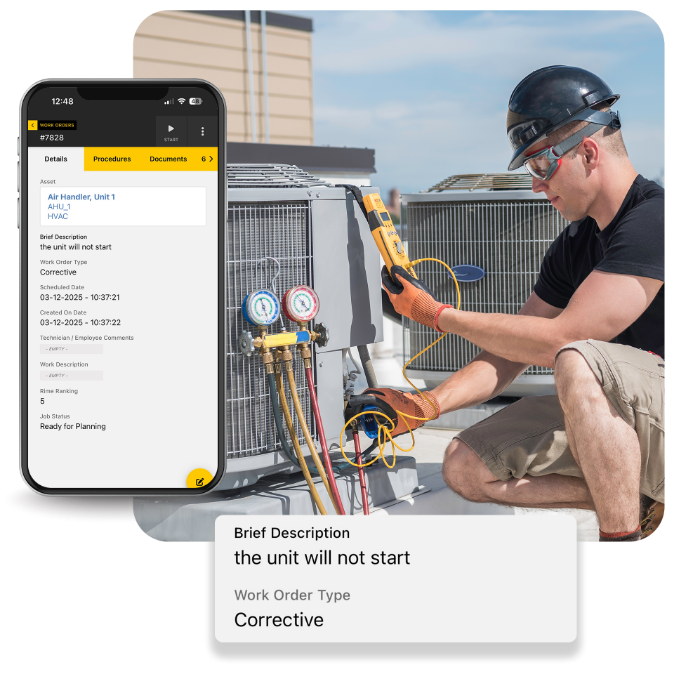 Work order software image