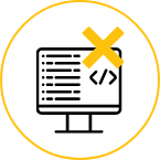 no coding required no coding required icon